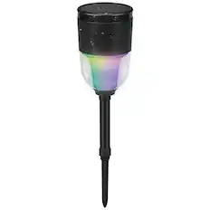 Front. iLive - iLive "GardenLite" Waterproof Bluetooth Speaker with Removable Stake, ISBW245B.