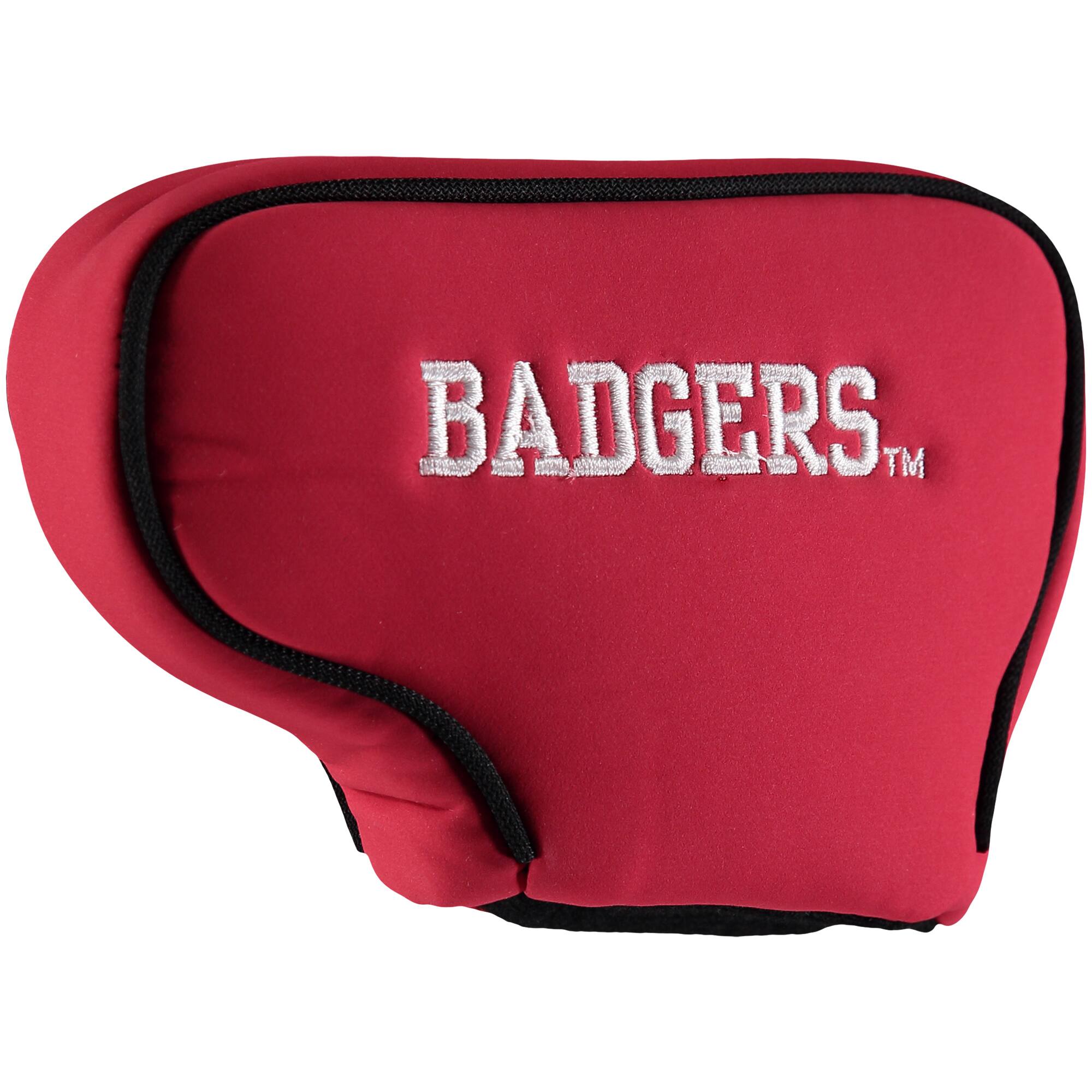 Alt View 1. Team Golf - Wisconsin Badgers Golf Blade Putter Cover - Multicolor.