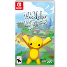 Wobbly Life is a Nintendo Switch game that is rated "Everyone" by the ESRB. The game is developed by Robber Baron Games 2Go.