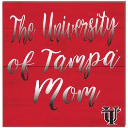 Jardine - University of Tampa Spartans 10'' x 10'' Mom Plaque - Red