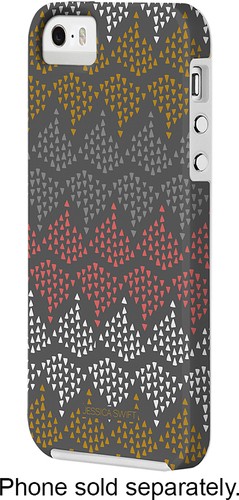  Case-Mate - Jessica Swift Dots Case for Apple® iPhone® 5 and 5s - Gray
