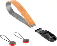 Angle. Peak Design - Cuff Camera Strap - Ash.