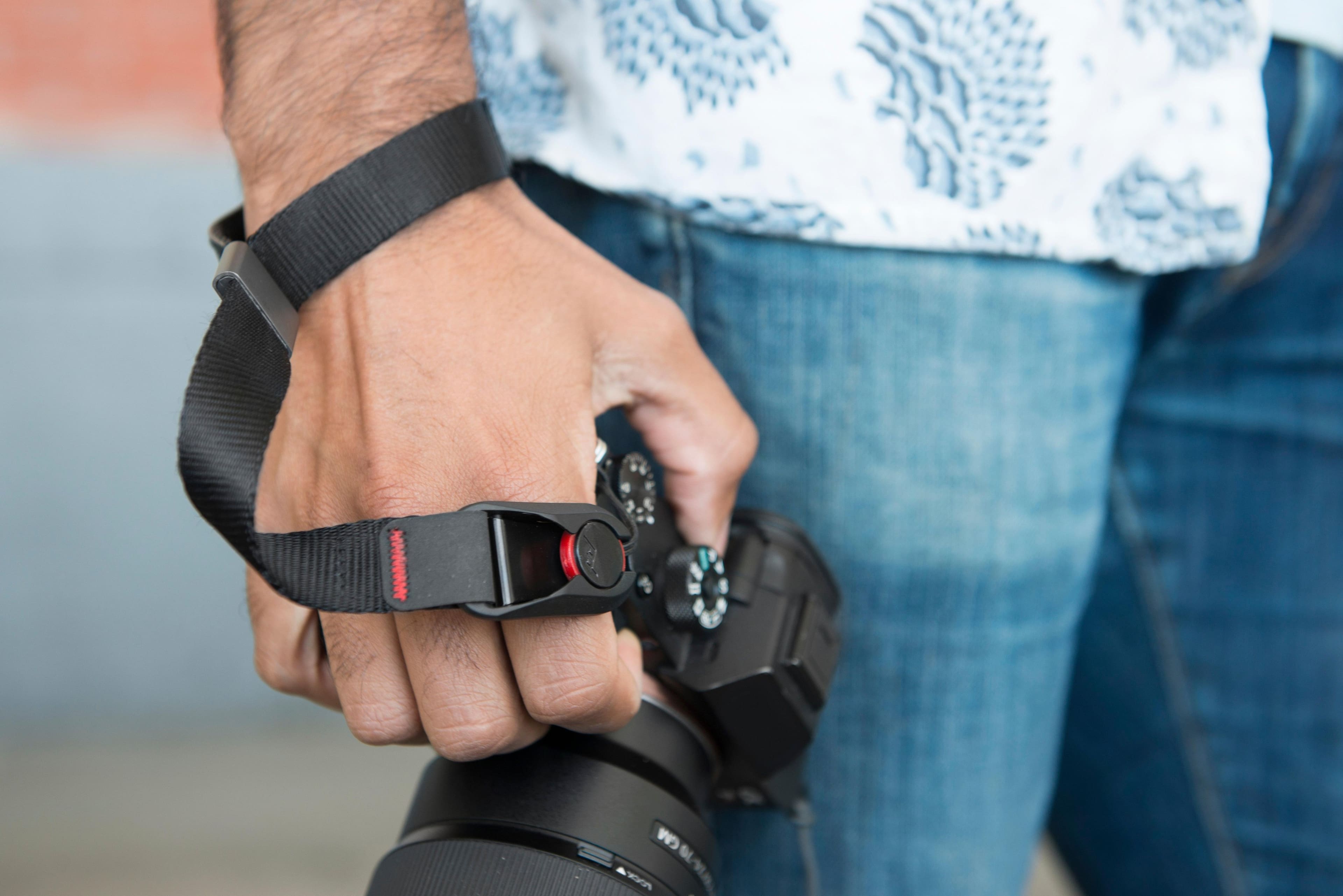 Alt View 14. Peak Design - Cuff Camera Strap - Black.