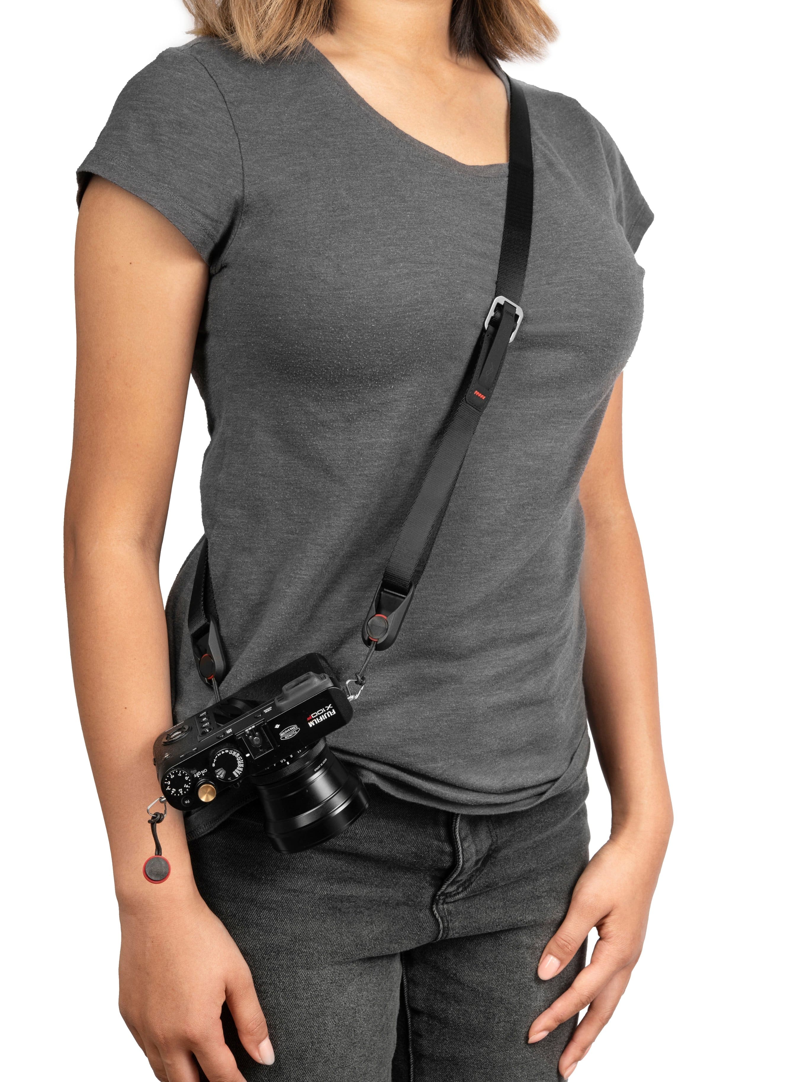Alt View 18. Peak Design - Leash Camera Strap - Black.