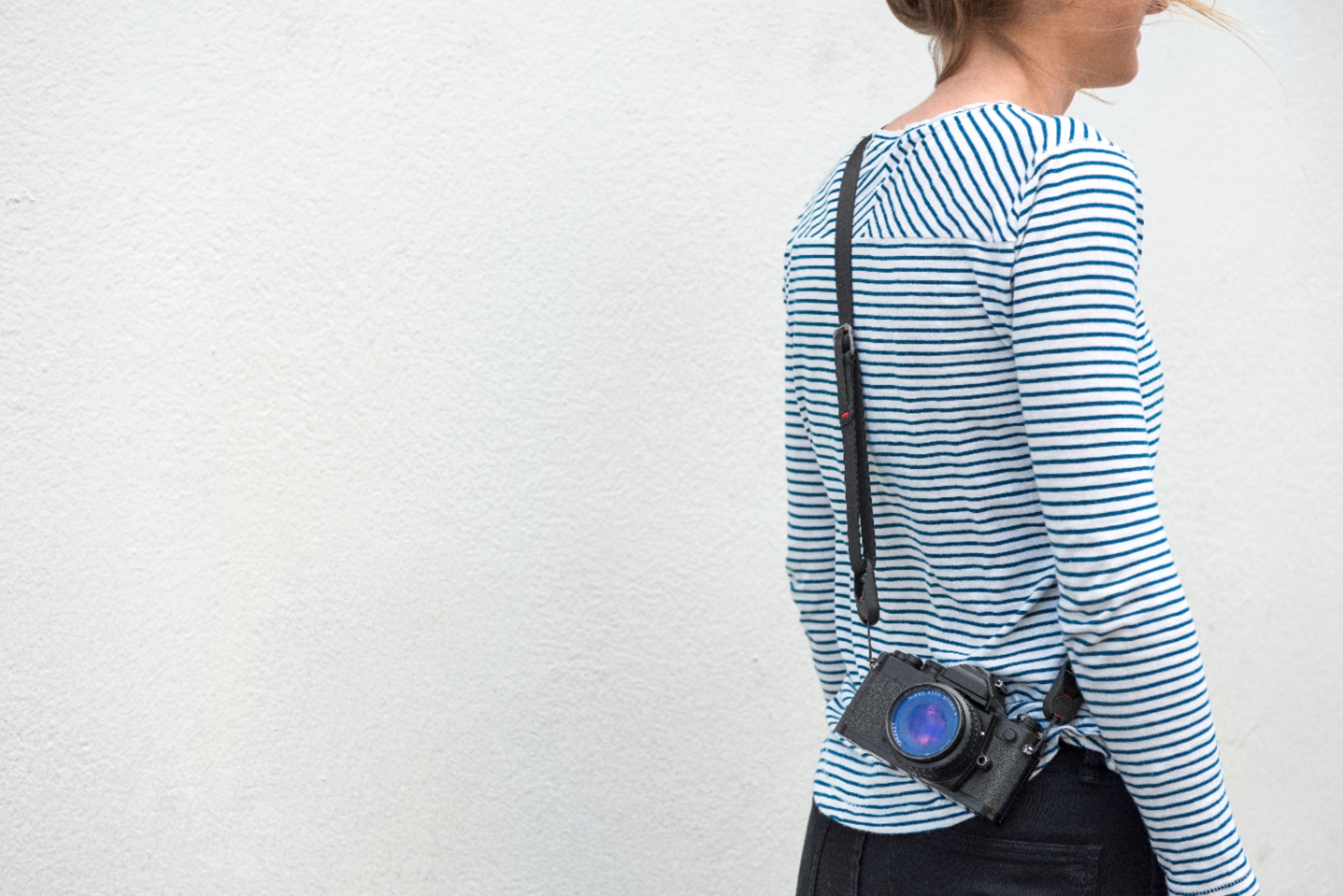 Alt View 19. Peak Design - Leash Camera Strap - Black.