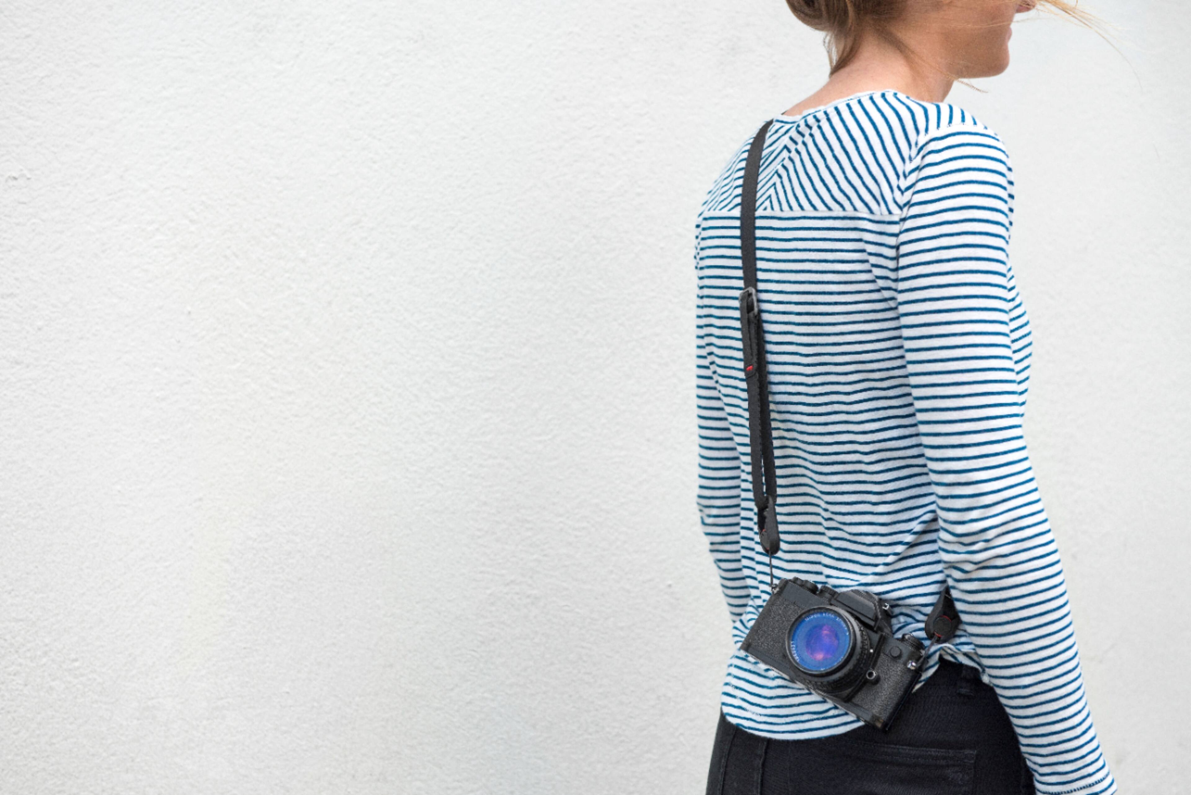 Alt View 19. Peak Design - Leash Camera Strap - Black.