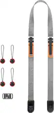 Angle. Peak Design - Leash Camera Strap - Gray.