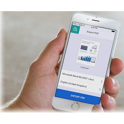 Best Buy Adobe Acrobat Standard DC (1Year Subscription) Android, Mac