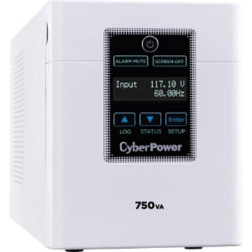 ALARM MUTE SCREEN OFF  
Input 117.10 V  
60.00Hz  
Enter  
LOG STATUS SETUP  
CyberPower  
750VA