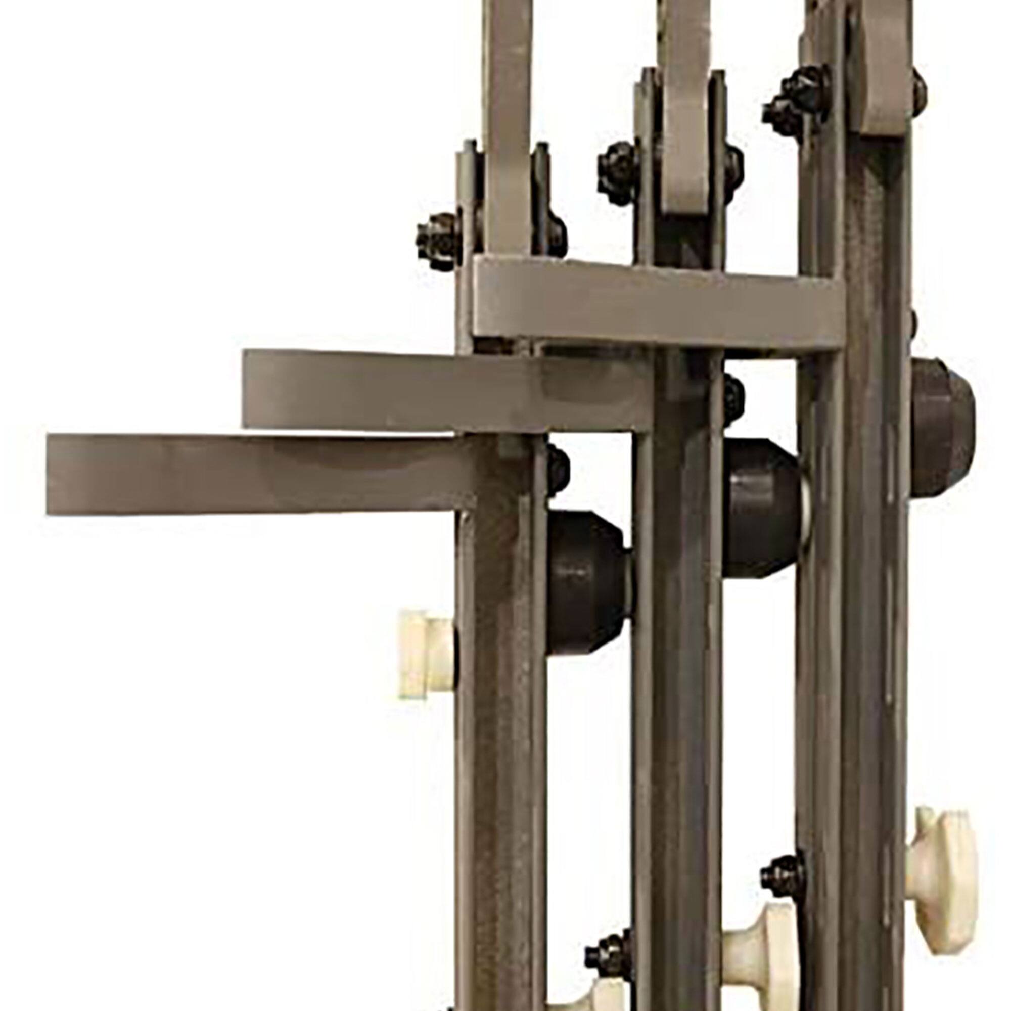 Alt View 5. Hawk - Hawk Combat Hang On Tree Stand with Set of 3 Helium Treestand Climbing Sticks - Black.