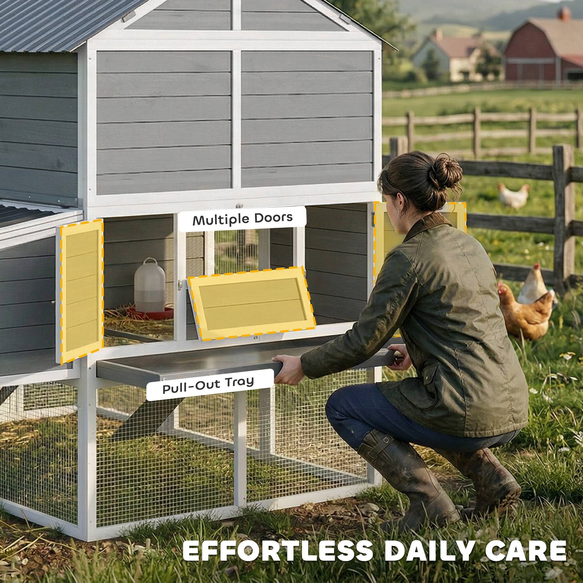 Multiple Doors  
Pull-Out Tray  
EFFORTLESS DAILY CARE