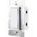 Alt View 11. GE - Z-Wave Plus Wireless Smart In-Wall Dimmer Switch - White.