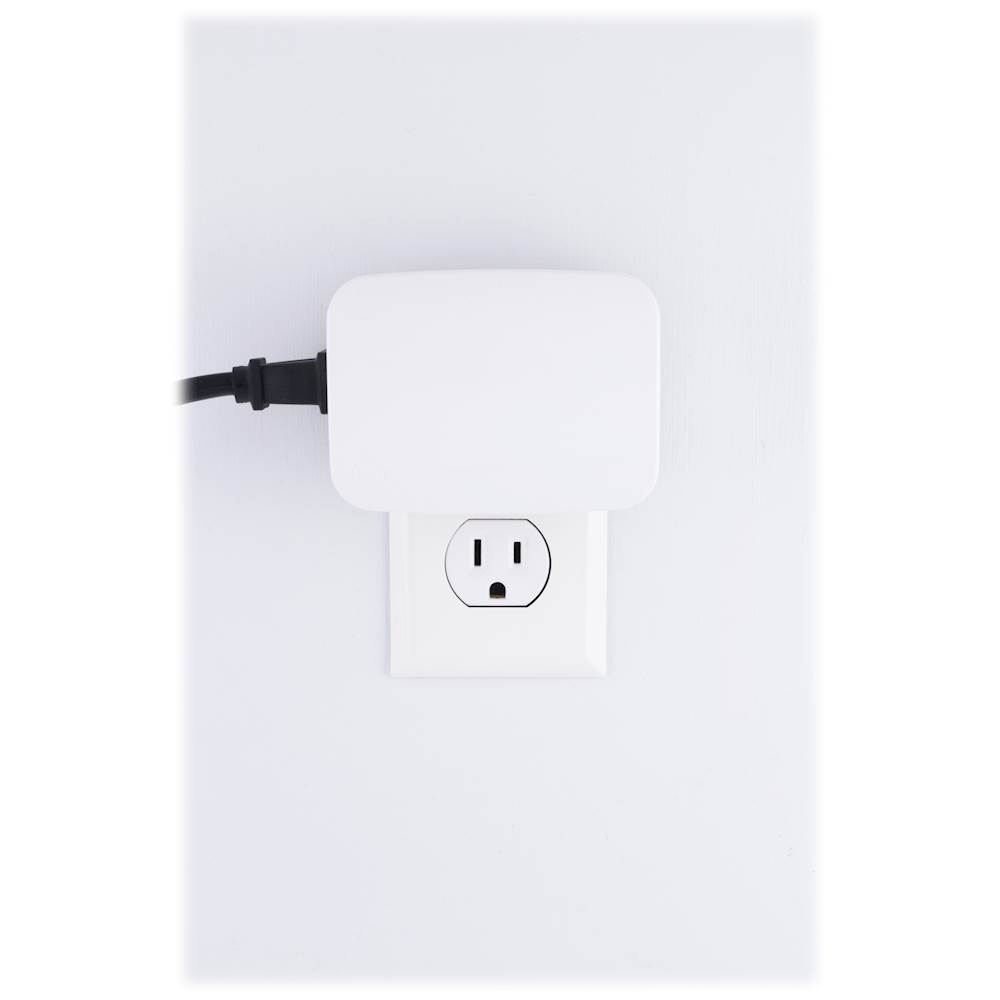 Best Buy: GE Z-Wave Plus Wireless Plug-In Two-Outlet Smart Switch White  14282