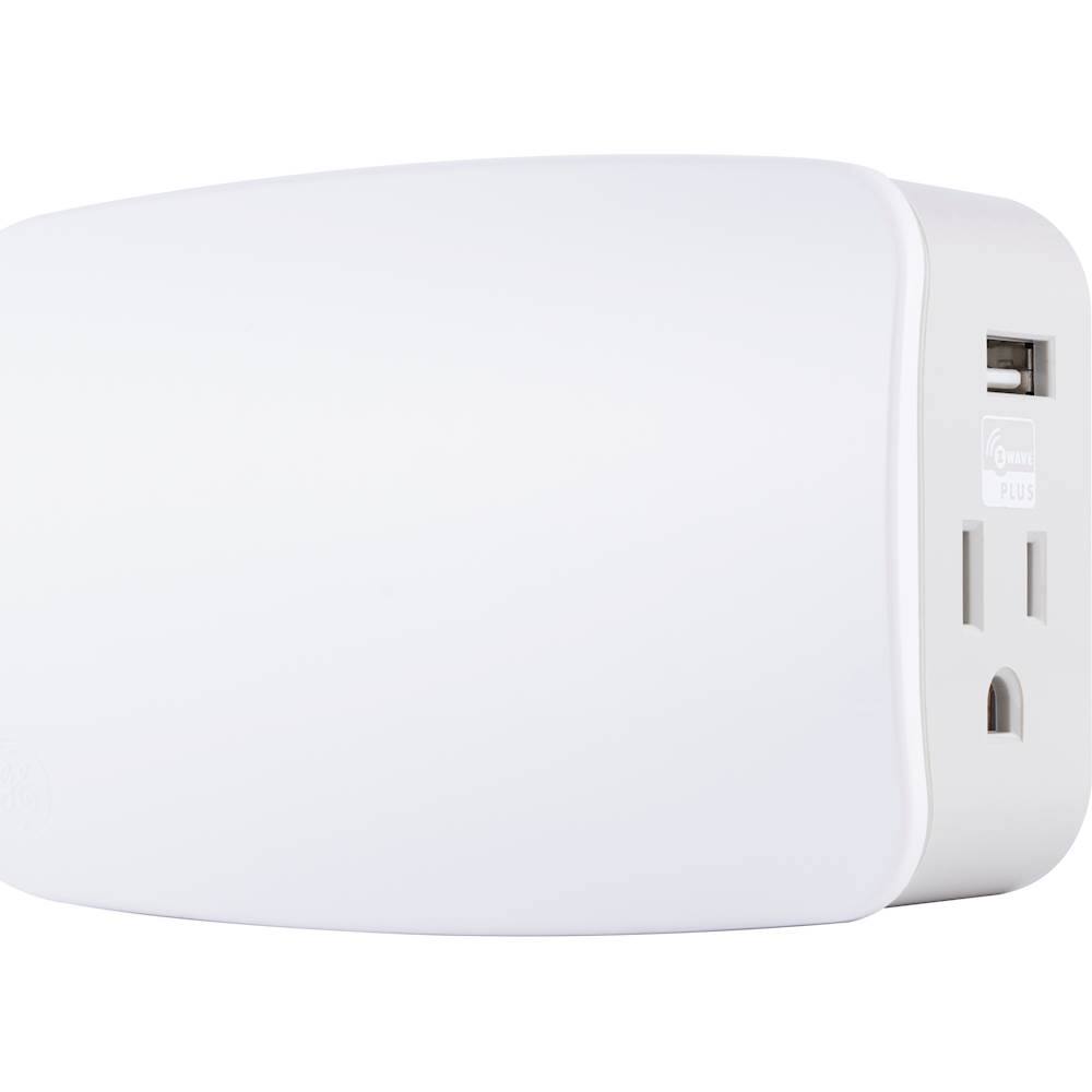 GE ZWave Plus Wireless Smart PlugIn Switch White 28177 Best Buy