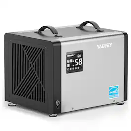 Yaufey - 70 Pints Commercial Dehumidifier up to 5,000 Sq. Ft. for Crawl space - Iron
