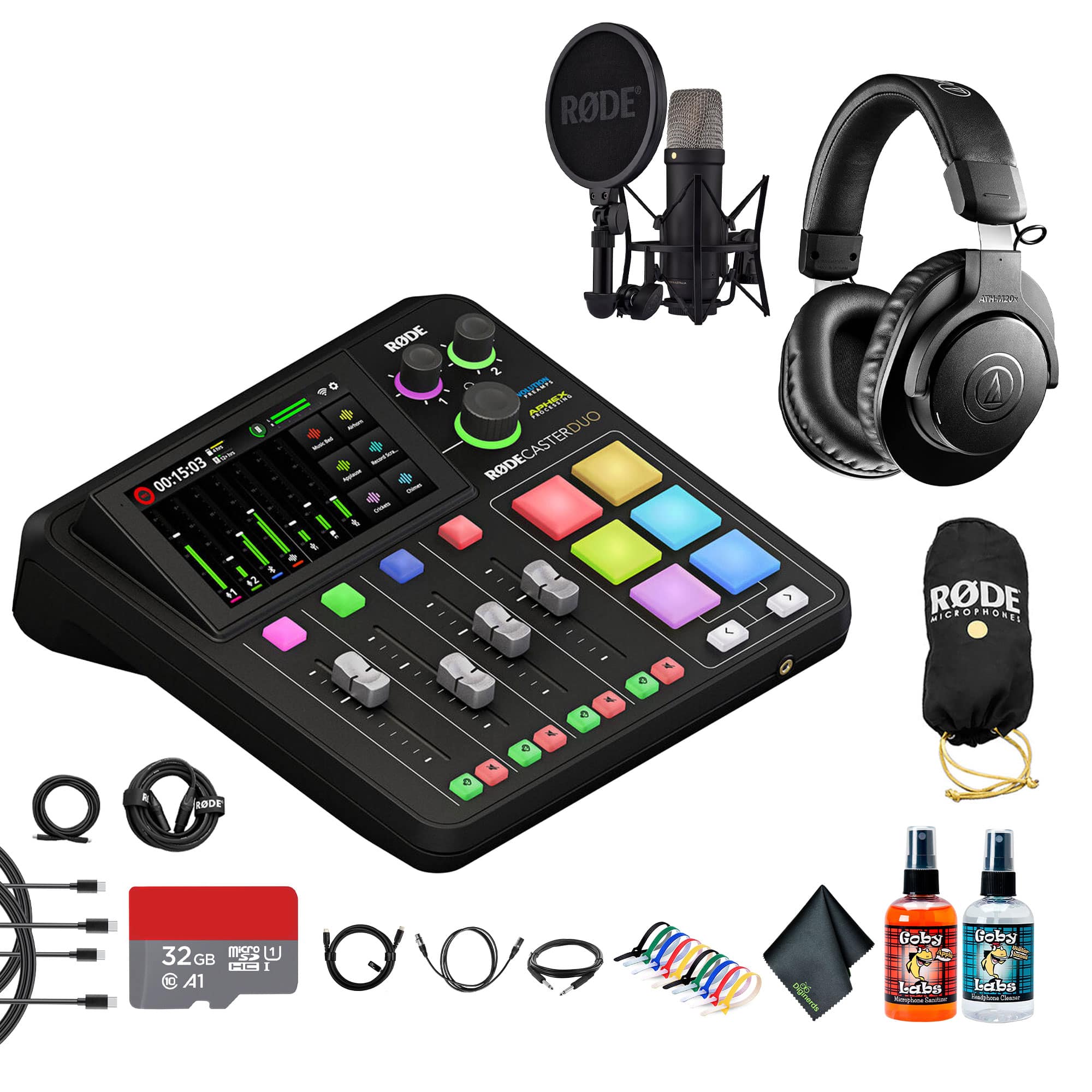 RODE - RODECaster Duo Integrated Audio Production Studio | Dual USB Interface & Bluetooth + More