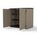Front. Yardgrace - Outdoor Storage Shed 358 Gal. 53.15 in. x 33.07 in. x 46.85 in. Resin Large Waterproof Deck Box Shed - Brown with 2 shelves.