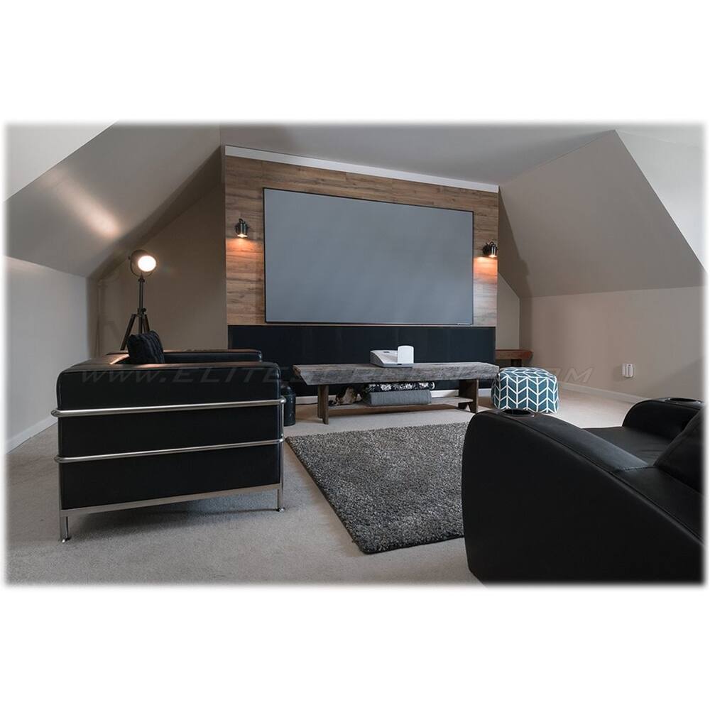 Best Buy Elite Screens Aeon Series 100" Projector Screen Black AR100HCLR