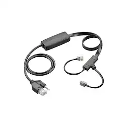HP - Poly APC-43 Electronic Hook Switch Adapter Cable, TAA Compliant, Black