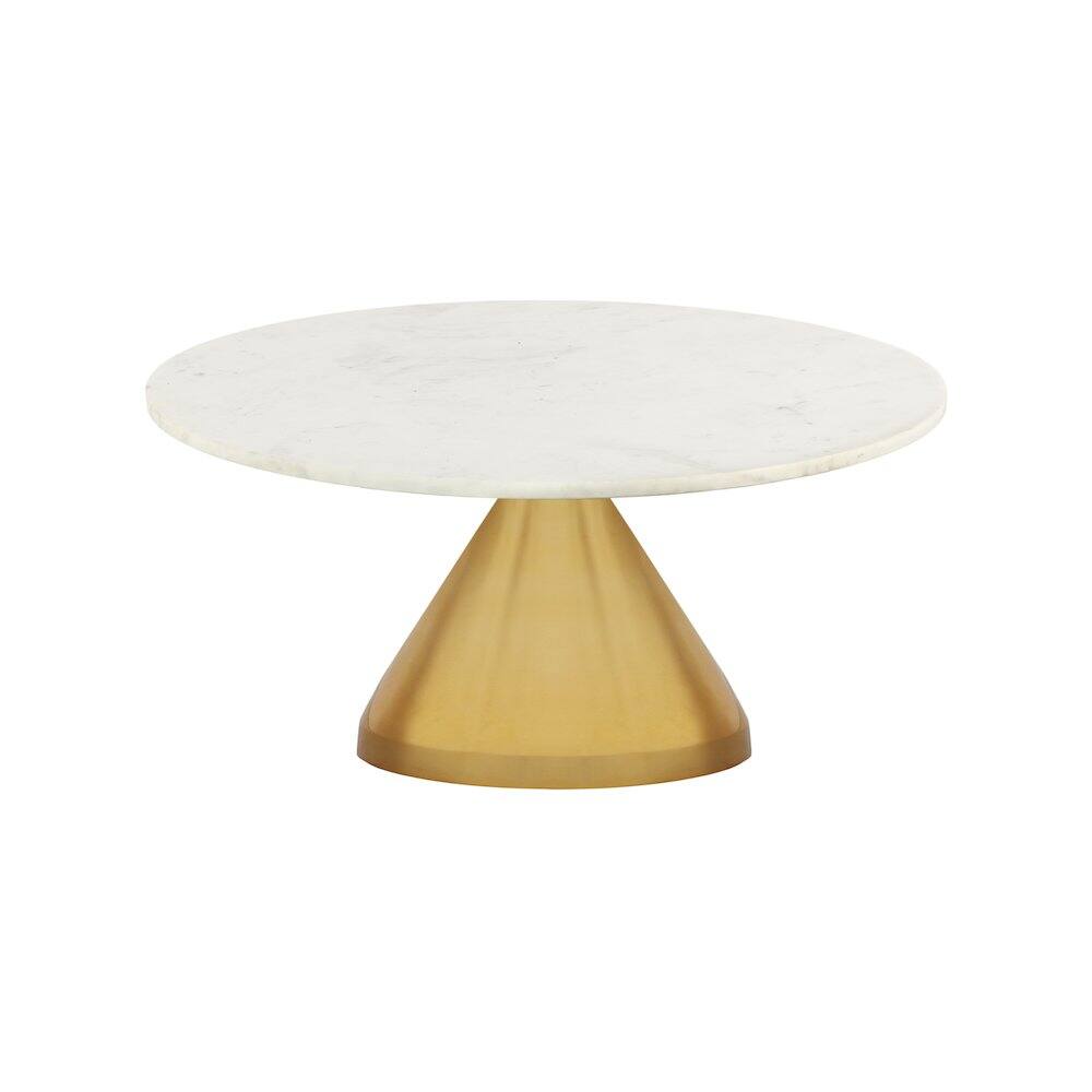 Alt View 2. Meridian Furniture - Emery White Marble Coffee Table - White.
