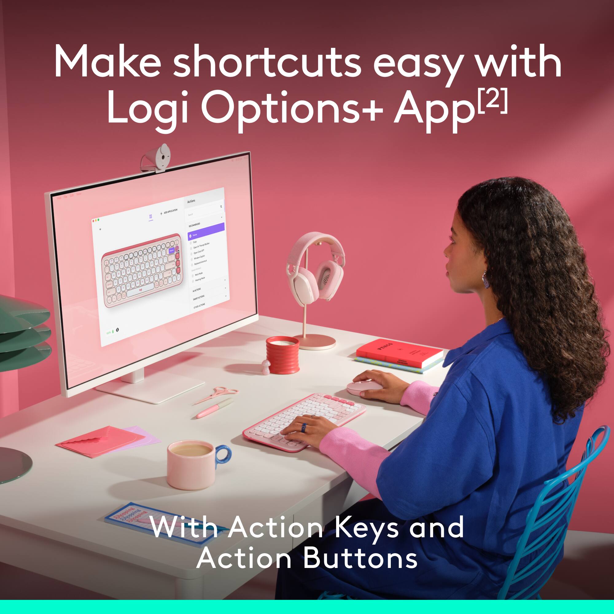 Make shortcuts easy with Logi Options+ App[2].