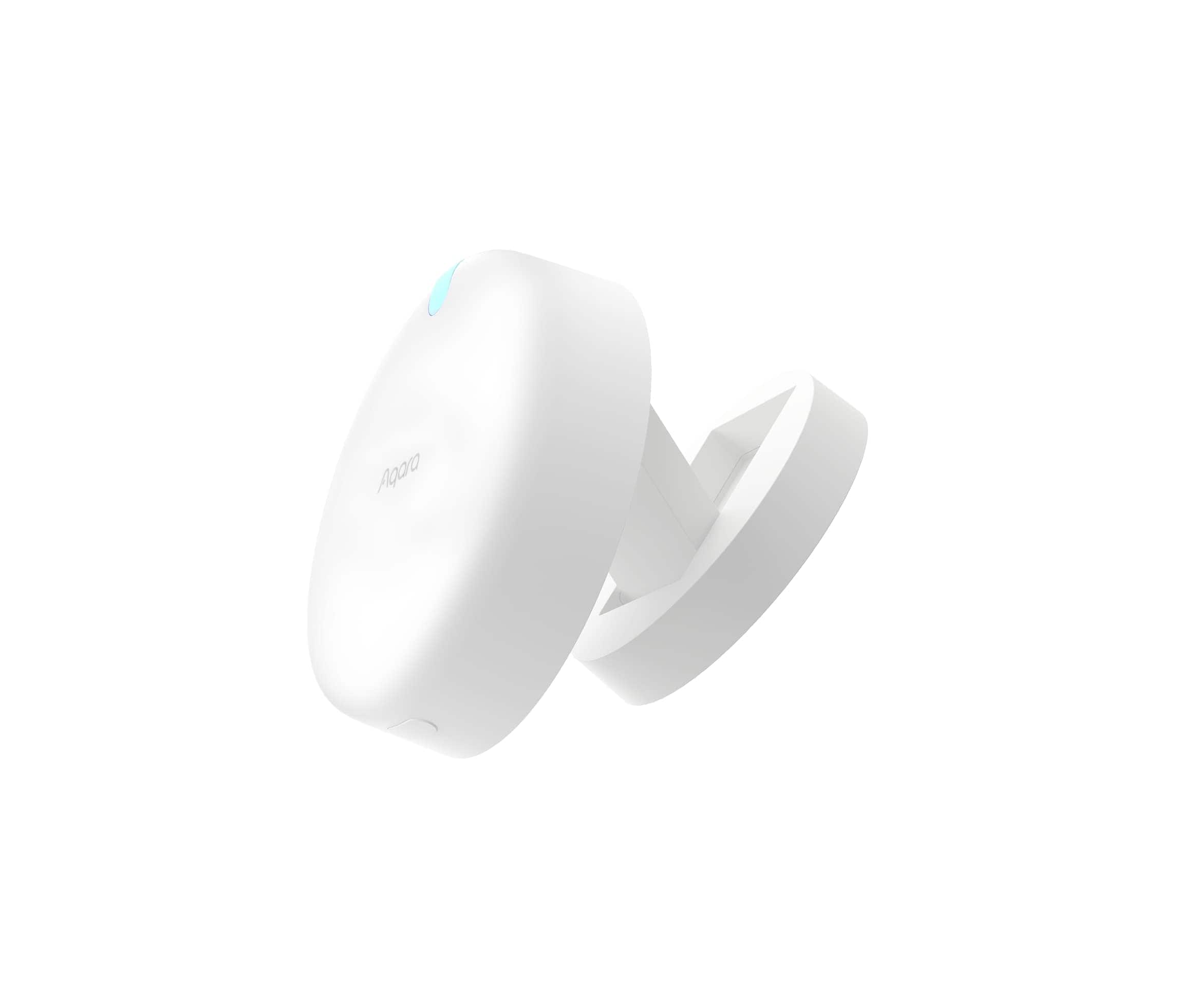 Alt View 11. Aqara - FP2 Presence Sensor- mmWave Radar Sensor, Zone Positioning, Multi-Person and Fall Detection, Sleep Monitoring - White.