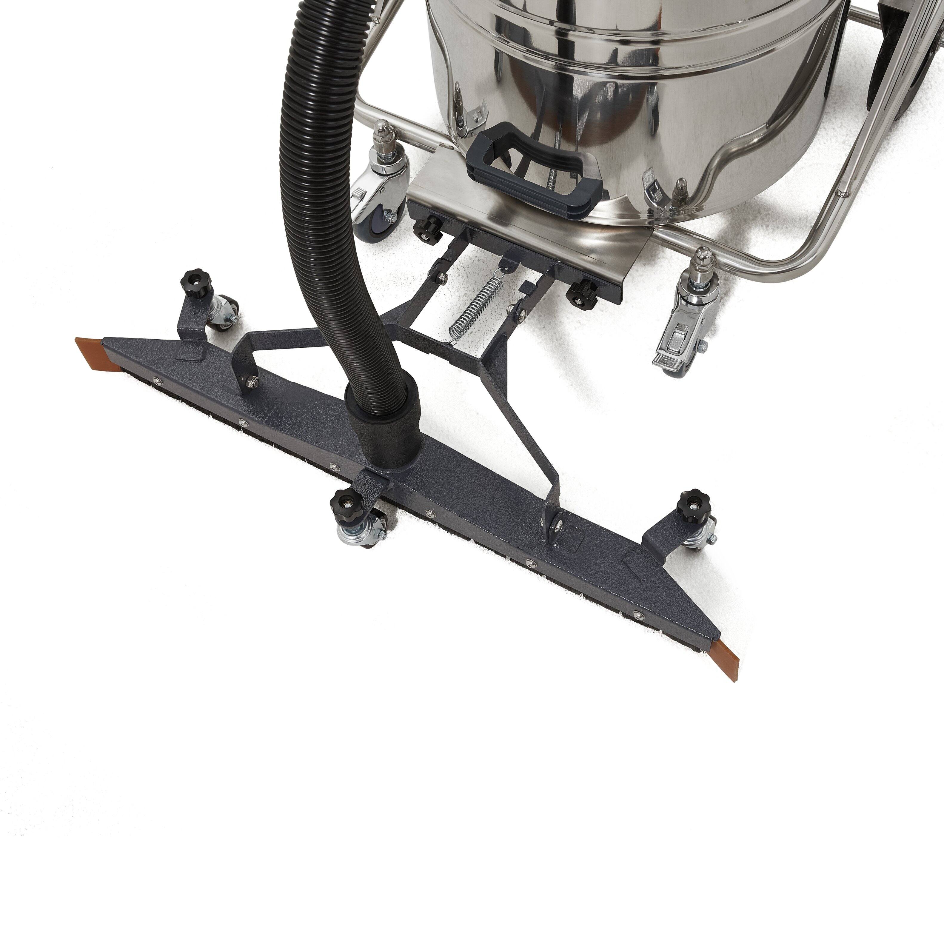 Alt View 6. Dapper Supply - Dapper Supply 21 Gallon Heavy Duty Industrial Wet Dry Vacuum Dual Motor 33 HP 222 CFM 120V 20A Plug - Silver.