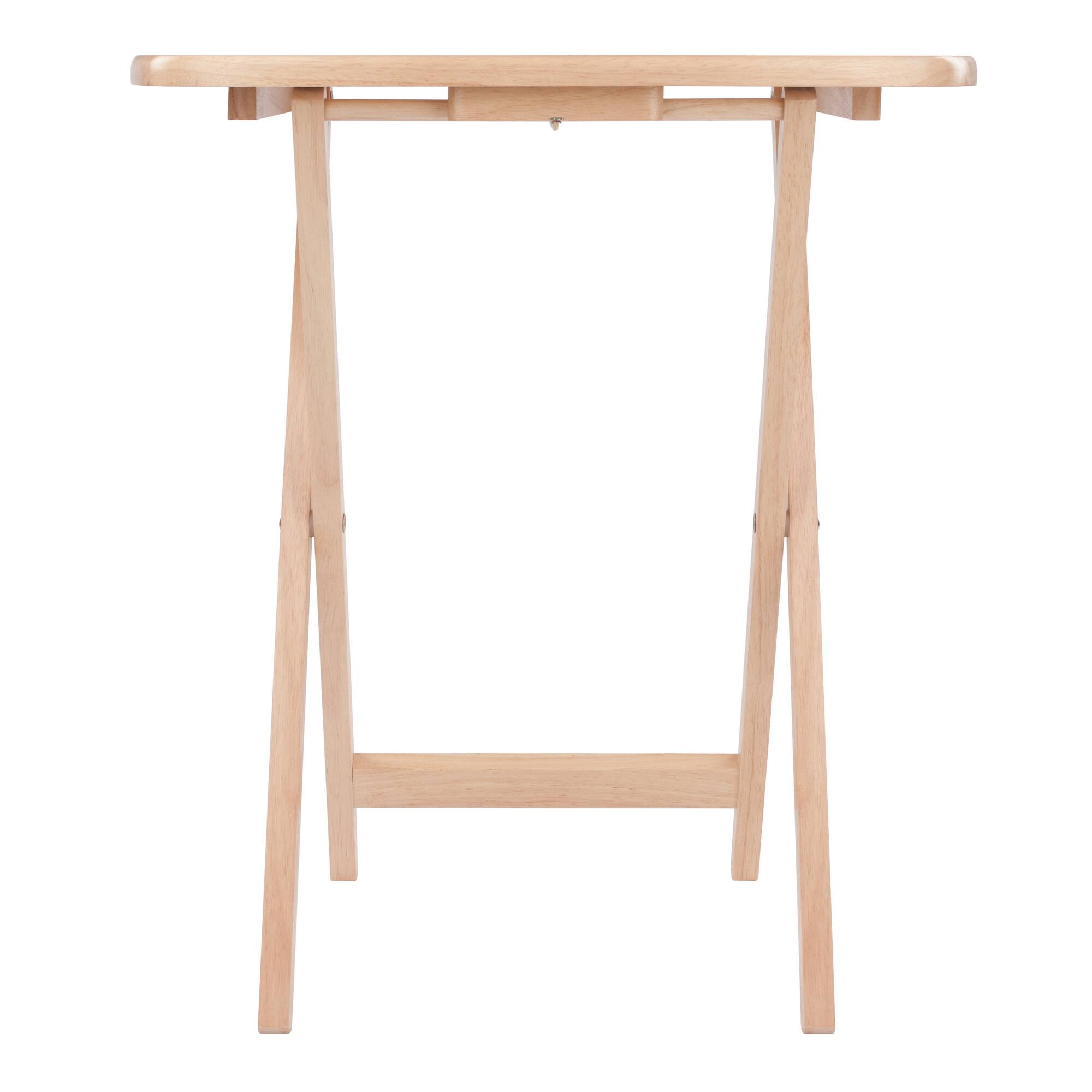 Alt View 7. Winsome Wood - Lucca 5-pc Snack Table Set - Natural.