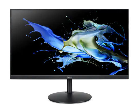 Front. Acer - CB272 D3 27" Monitor with Webcam – Full HD 1080p, LED Display, 16:9 Aspect Ratio - Black.