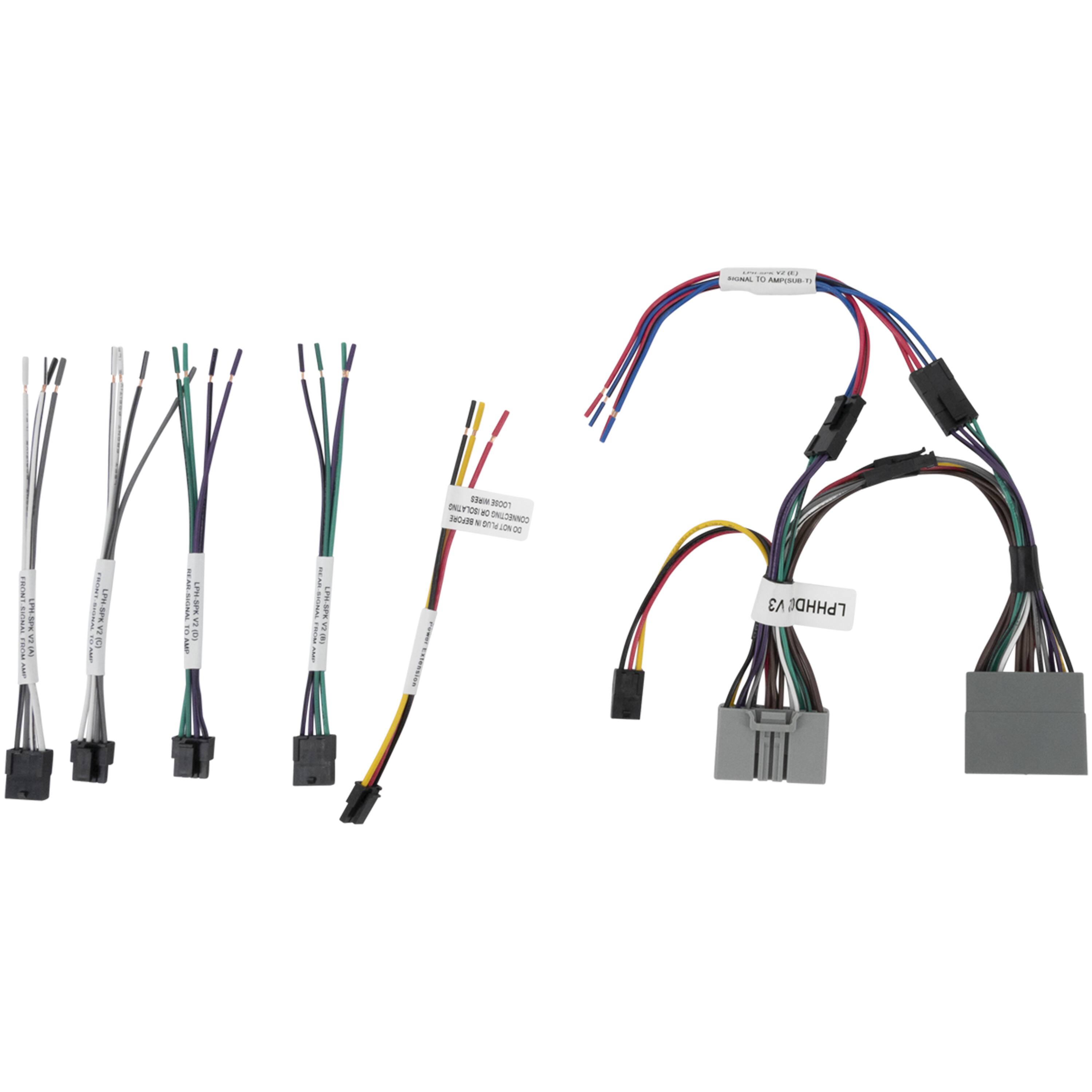 The image shows a collection of wires and cables, including a bundle of wires and a black and yellow wire. There are also a few cords and wires in the scene.