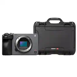 Sony - Cinema Line FX30 Super 35 Camera Body Only with Hard Case Bundle - Black