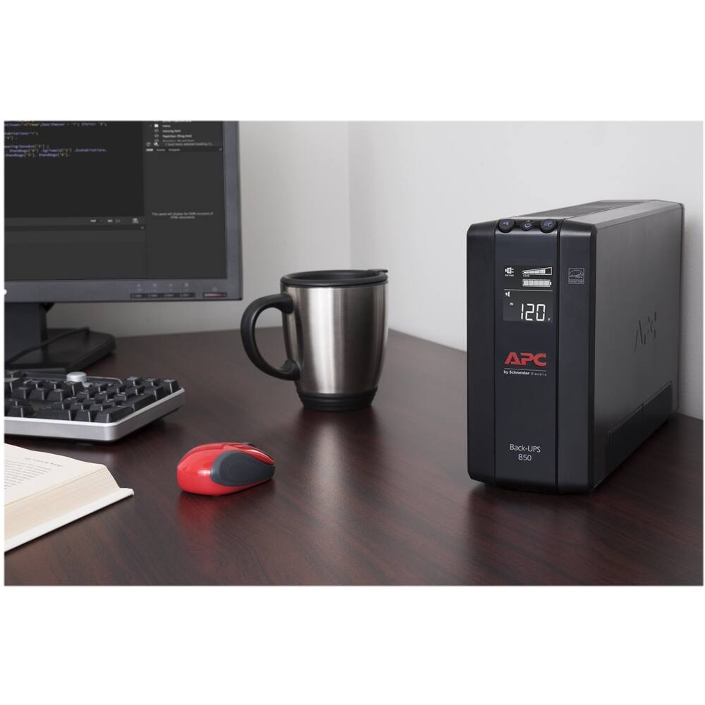Alt View 14. APC - Back-UPS Pro 850VA Battery Back-Up System - Black.
