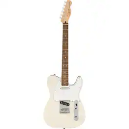 Squier - Affinity Series Telecaster Electric Guitar, Laurel, Olympic White