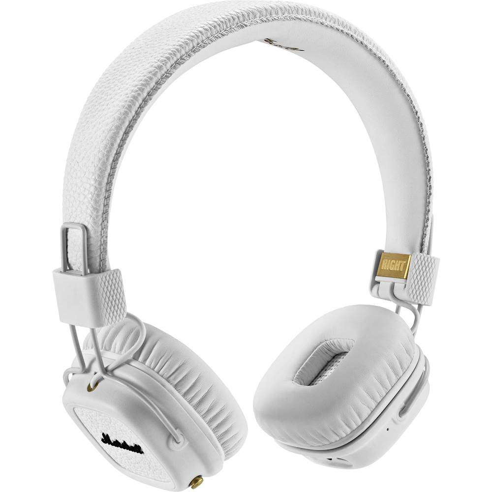 Best Buy: Marshall MAJOR II Wireless On-Ear Headphones White MAJOR 