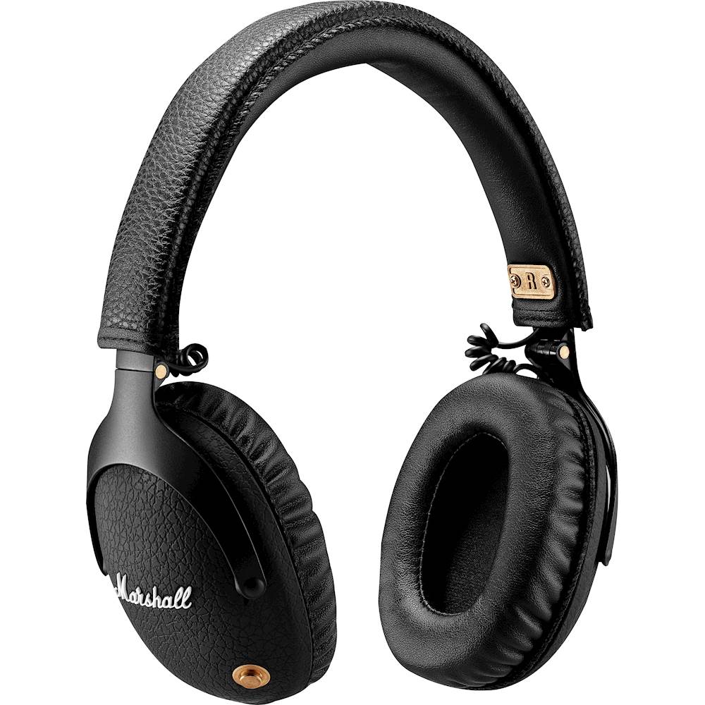 Marshall MONITOR Bluetooth Wireless Over-the-Ear Headphones Black MONITOR HEADPHONE - Best Buy
