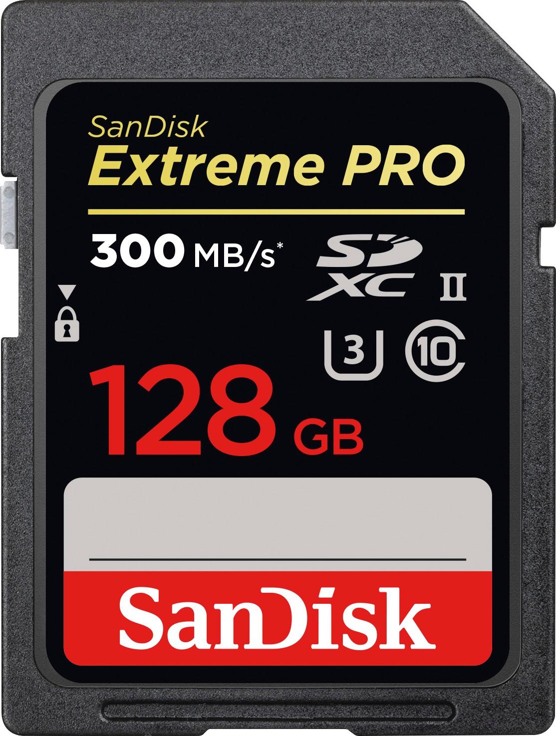 SanDisk - Extreme PRO 128GB SDXC UHS-II Memory Card