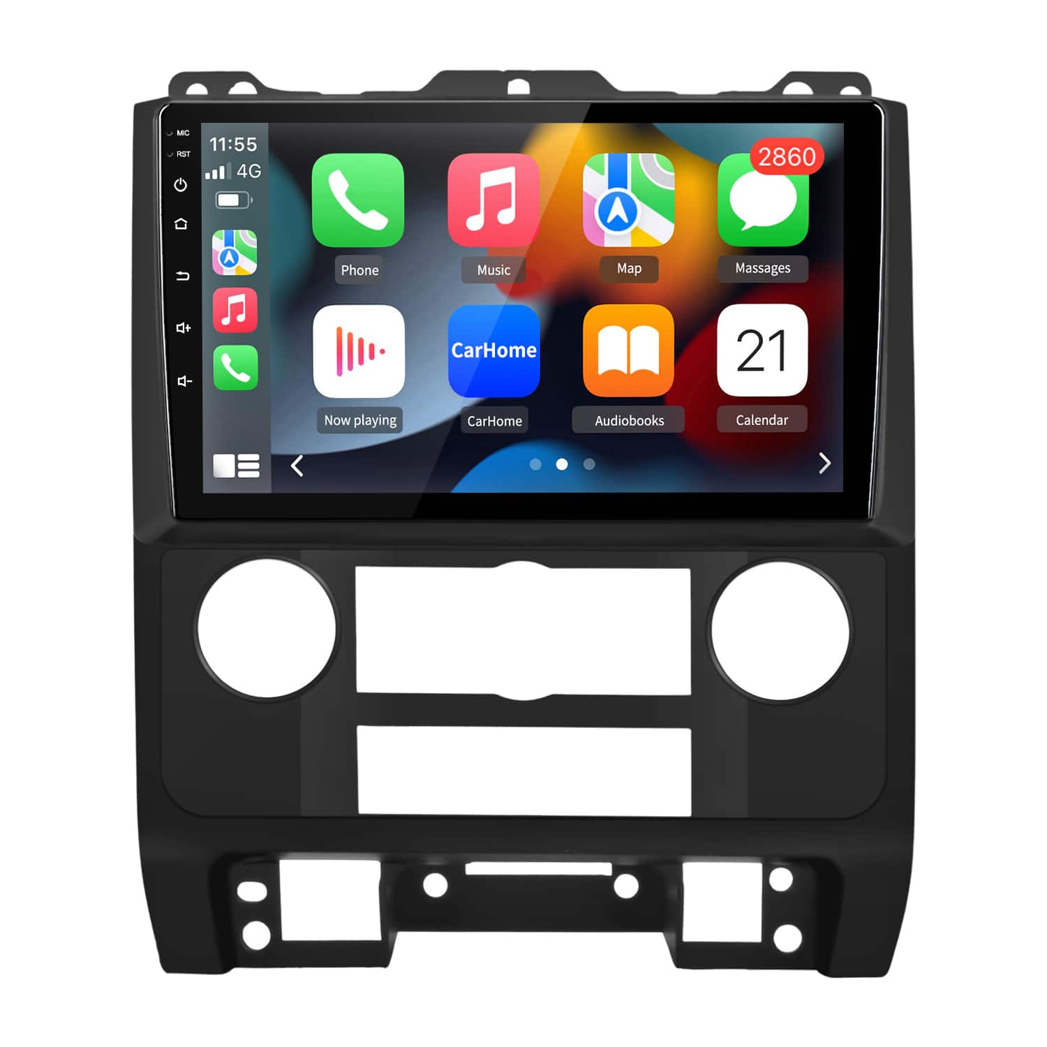 Photos - Media Player Junsun  9" 8 Core carplay Android 15 4+64GB For Ford Escape 2007- Car Stereo Radio GPS Navi WIFI RDS SWC DSP FM Bluetoo  2012