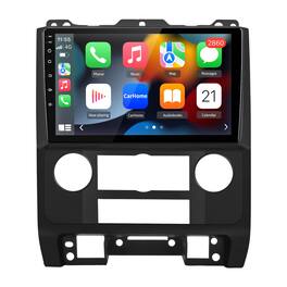 Junsun - 9" 8 Core carplay Android 15 4+64GB For Ford Escape 2007-2012 Car Stereo Radio GPS Navi WIFI RDS SWC DSP FM Bluetooth - Black