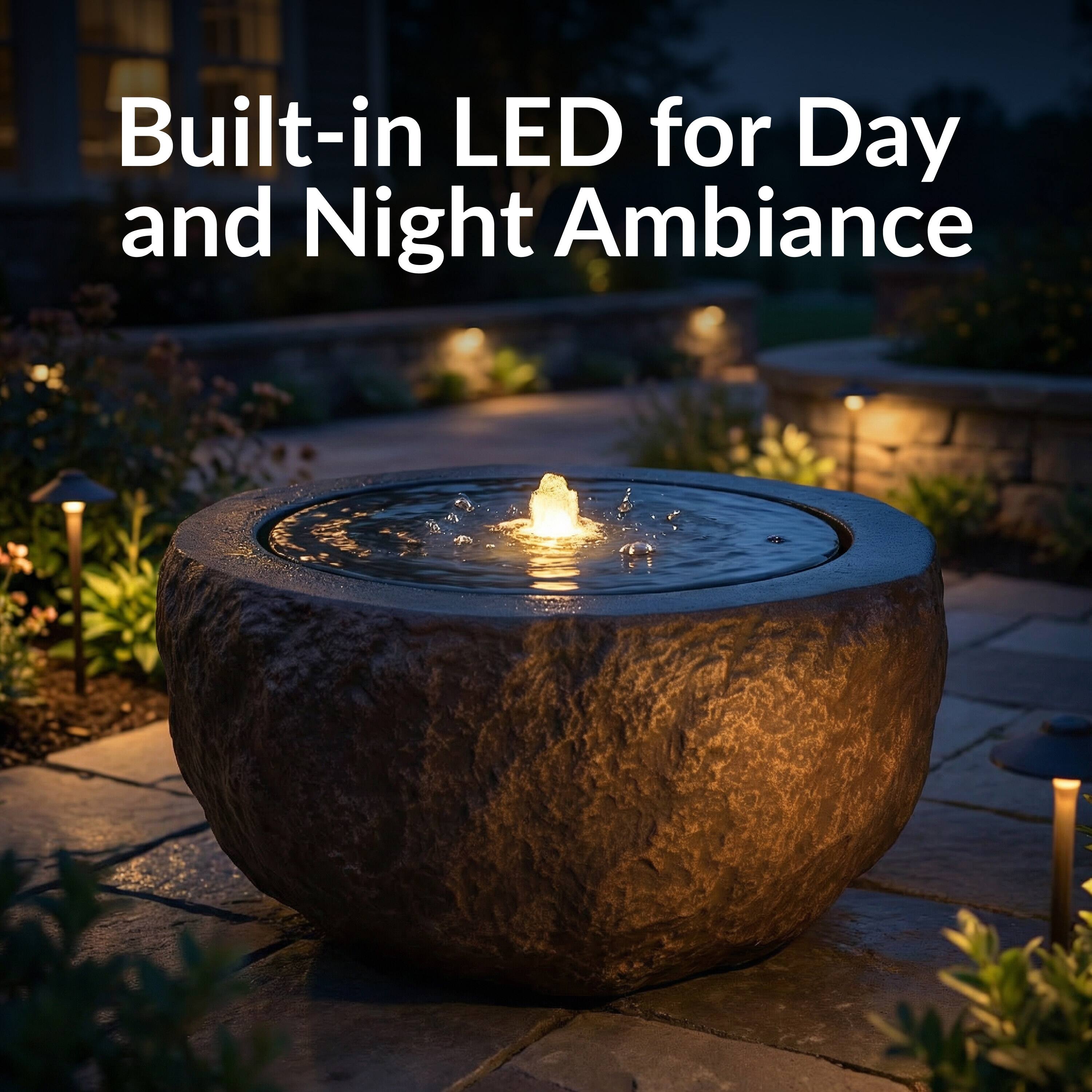 Built-in LED for Day and Night Ambiance