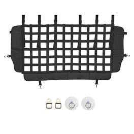 VEVOR - Dog Car Barrier, Mesh Cargo Pet Net for Jeep Wrangler JK 2007-2017 JL 20018-2024, Vehicle Pet Barrier