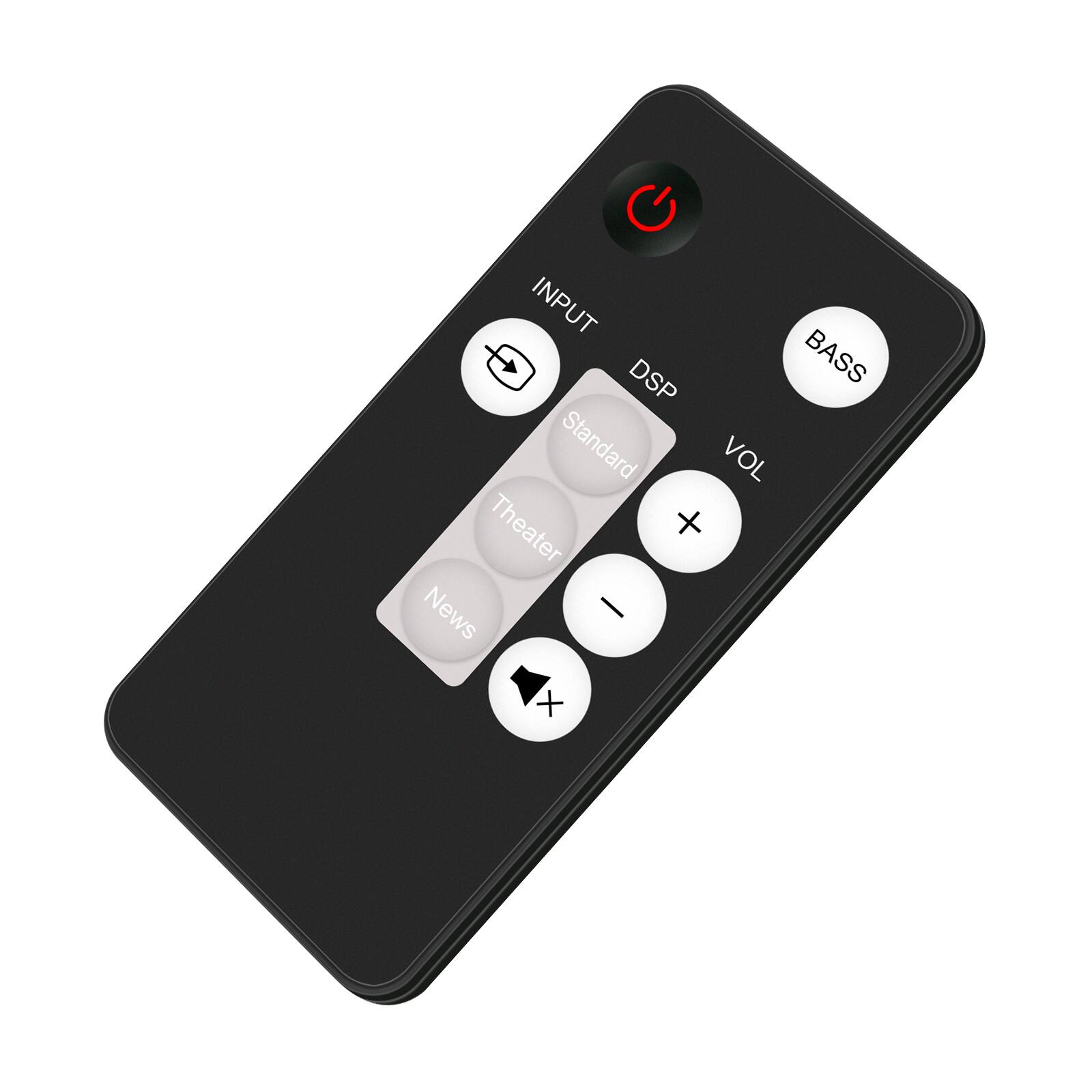 INPUT  
DSP  
BASS  
VOL  
Standard  
Theater  
News