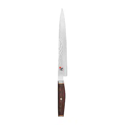 Front. Miyabi - Miyabi Artisan 9.5-inch Slicing Knife - Stainless Steel.