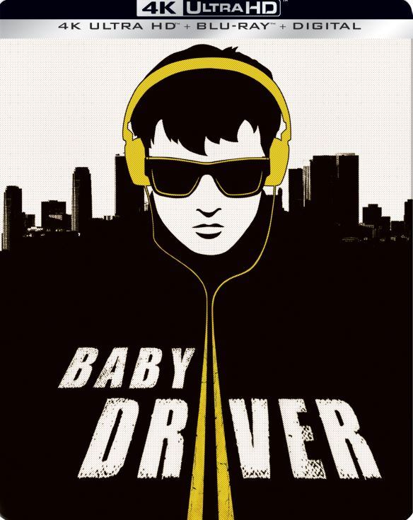  Baby Driver [SteelBook] [Includes Digital Copy] [4K Ultra HD Blu-ray/Blu-ray] [Only @ Best Buy] [2017]