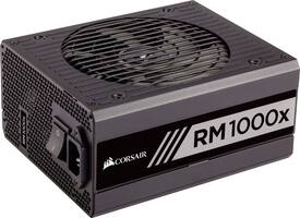 CORSAIR - RMx Series 1000W ATX12V 2.4/EPS12V 2.92 80 Plus Gold Modular Power Supply - Black - Front_Zoom