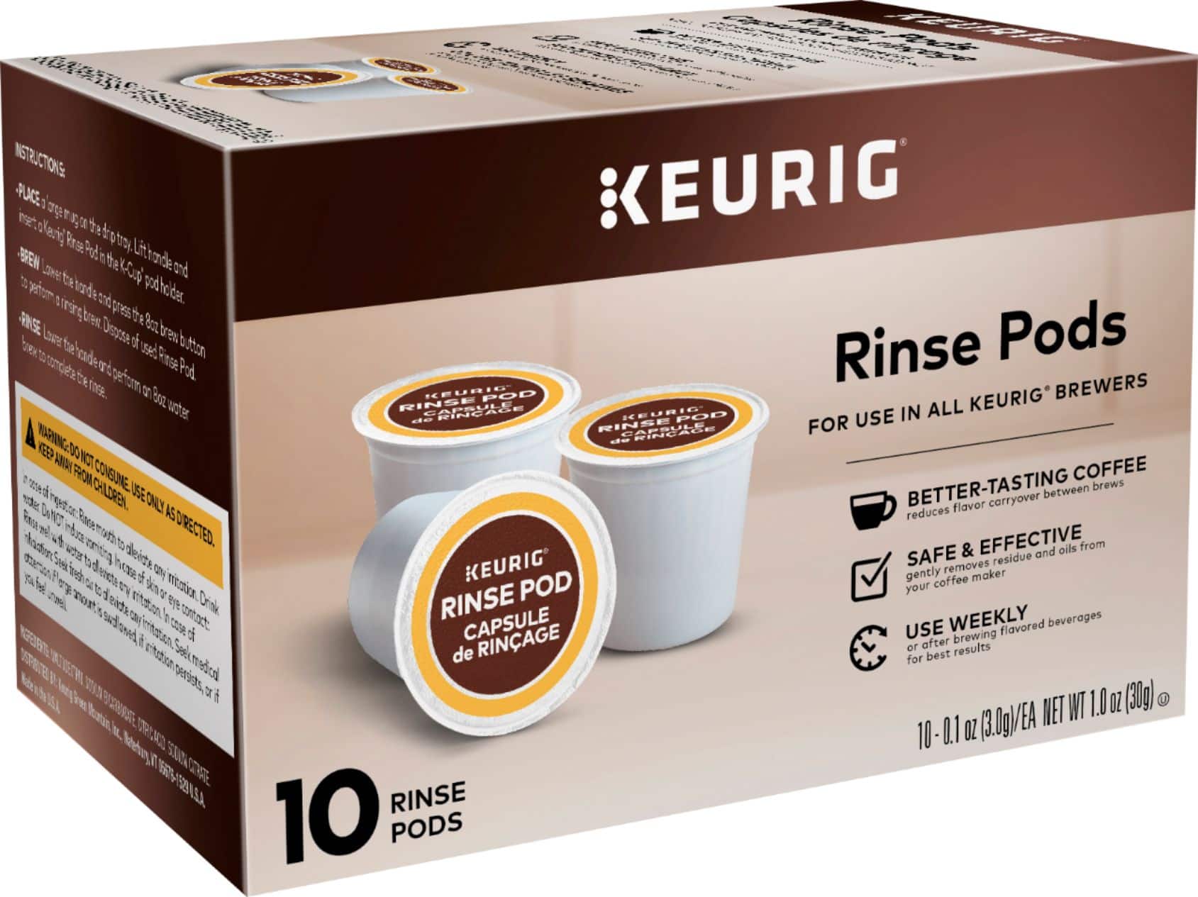 Alt View 16. Keurig - Rinse Pods (10-Pack) - White.