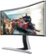 Left Zoom. Samsung - 34" Curved HD 21:9 Ultrawide Monitor - Glossy Black.