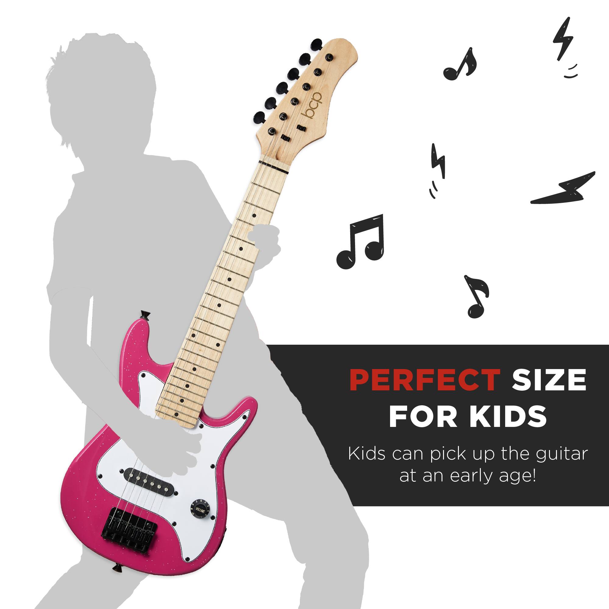 PERFECT SIZE FOR KIDS  
Kids can pick up the guitar at an early age!