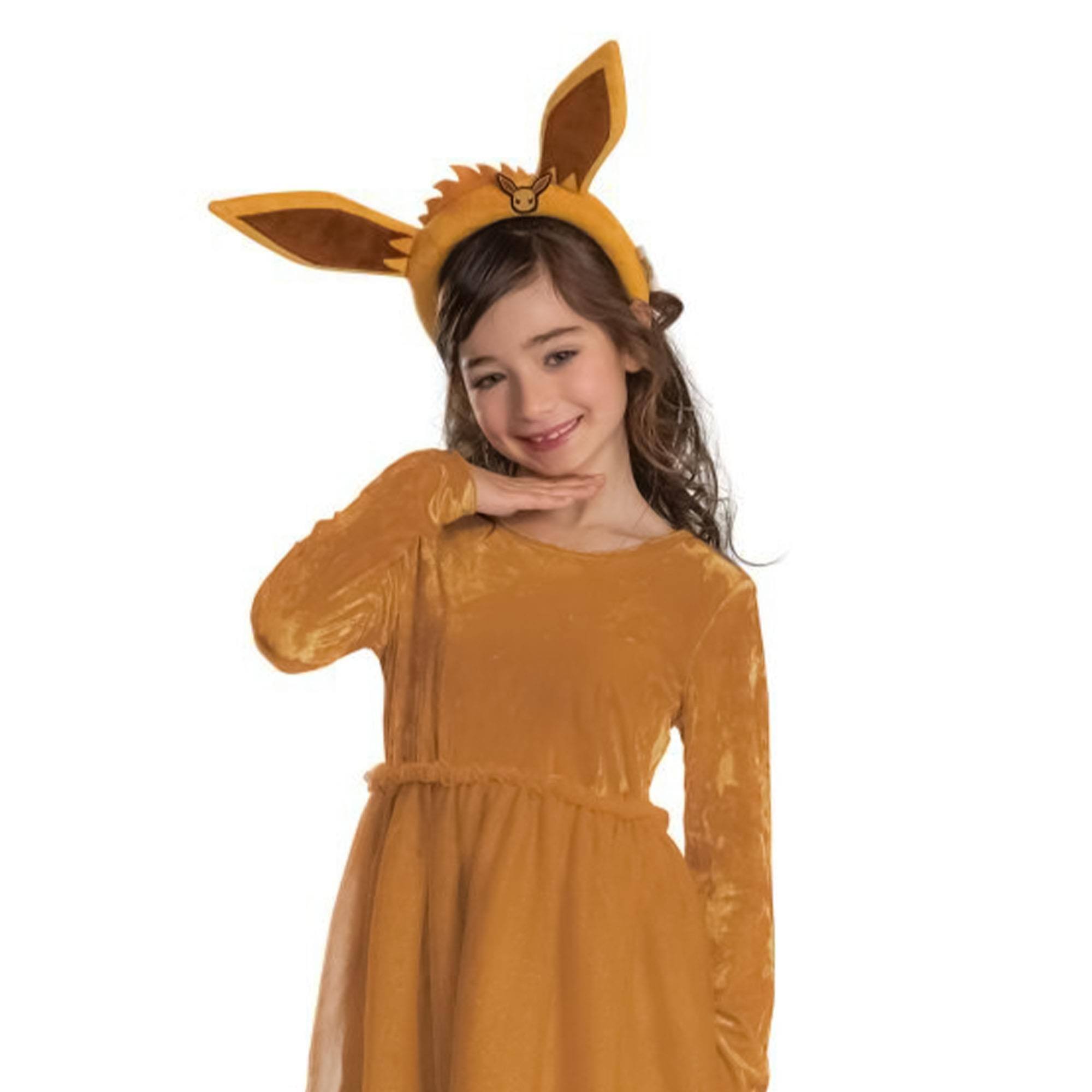 Alt View 1. Pokémon - Pokemon Eevee Costume Ears | Unisize 8+ - Brown.