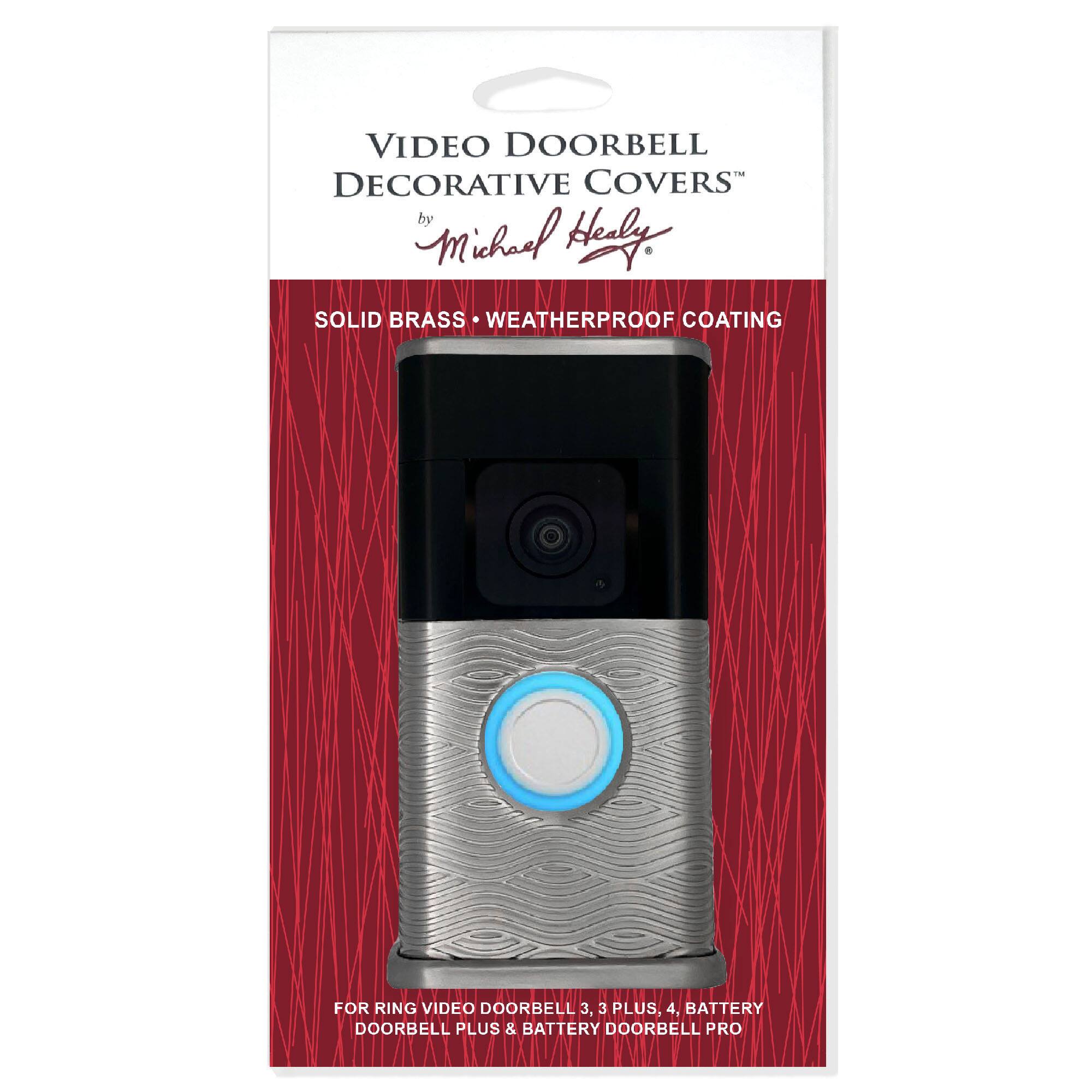 VIDEO DOORBELL DECORATIVE COVERS by Michael Hely

SOLID BRASS WEATHERPROOF COATING FOR RING VIDEO DOORBELL 3, 3 PLUS, 4, BATTERY DOORBELL PLUS & BATTERY DOORBELL PRO