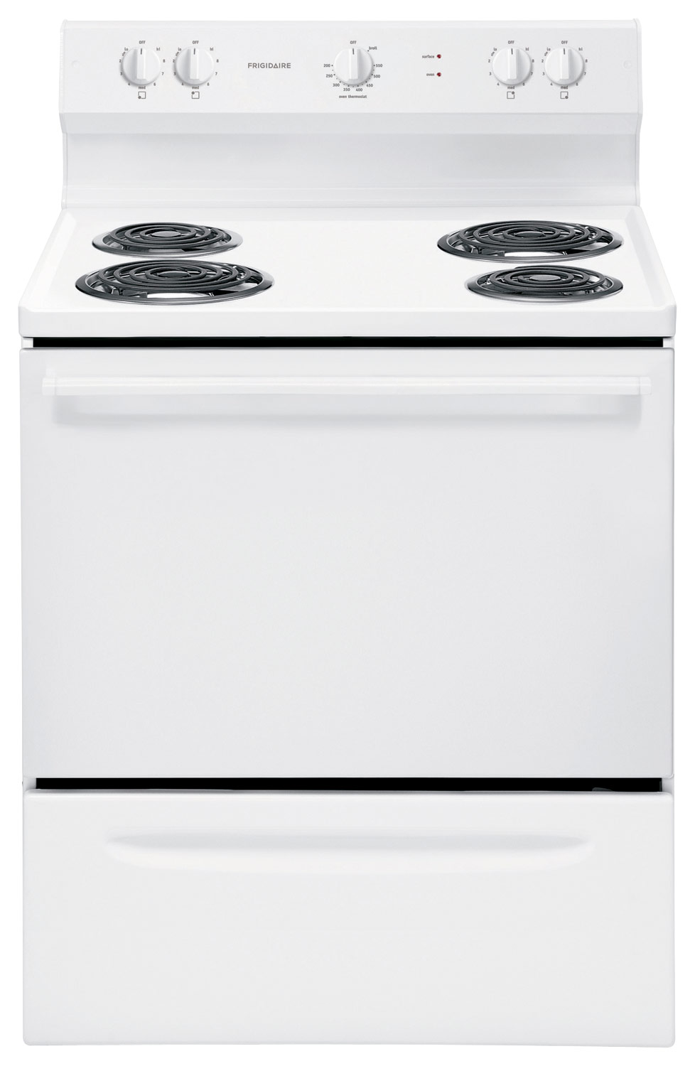 2.2 CuFt Freestanding Portable 20 Wide Electric Range in White with  Mirrored Glass Oven Door